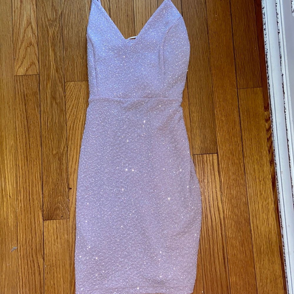 Windsor mini dress. sparky baby pink super stretchy !